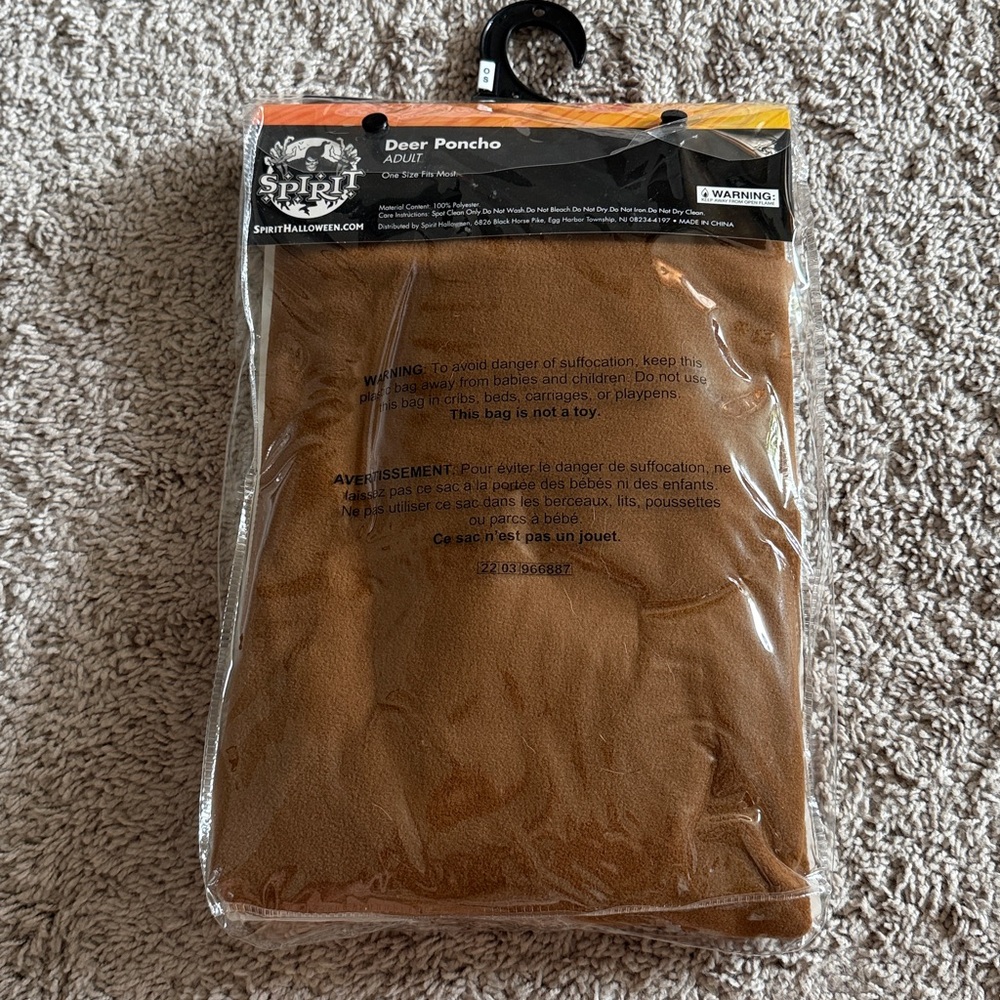 NIB- Adult Deer Halloween Costume Set - Picture 3 of 7